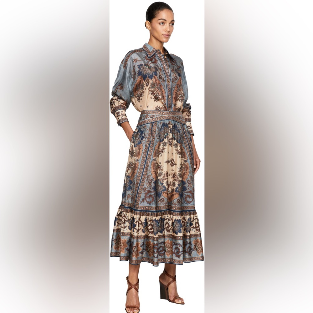 Zimmermann Ascension silk midi skirt - Picture 9 of 10